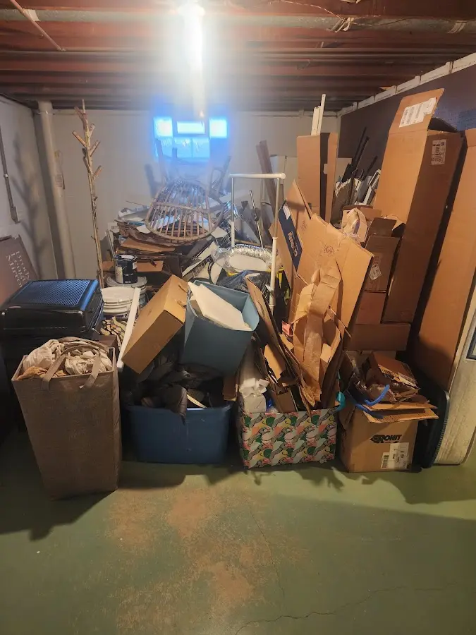 Roll-off dumpster container at job site for Concrete Dumpster Rental in Surrey